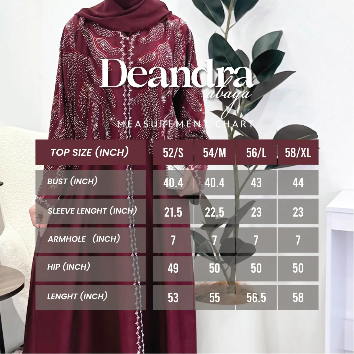 ABAYA DEANDRA